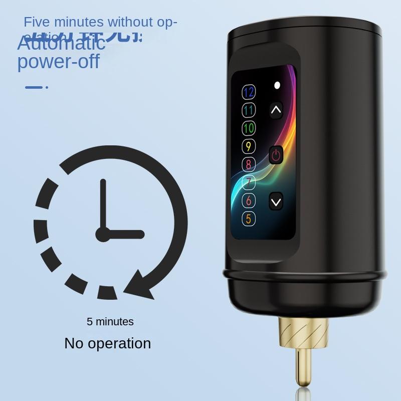 1 adet Dövme Güç Kaynağı Şarj Edilebilir 1400 MAh Pil Dövme Kablosuz Kalem Seti için