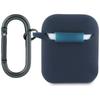Etui Do AirPods 1 Red Bull Silicone Logo & Lines Granatowy