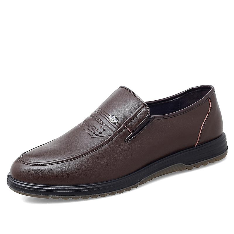 High Quality Men Casual Shoes Spring Autumn Father'S Footwear For Men Soft Slip-On Mens Loafers Male Comfortable Slip On Flats