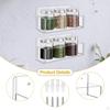2 Pieces Holder Organizers Storage Racks Space Saving Versatile Acrylic Shelf Wall Mounted for