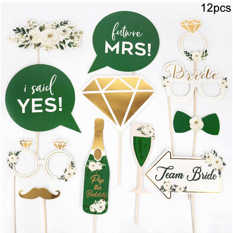 Recuzită Cabină Foto Nuntă Echipa Miresei Domnul Doamna DIY Buze Ochelari Petrecere Mireasă Decorațiuni Nuntă Petrecere Burlăcițe