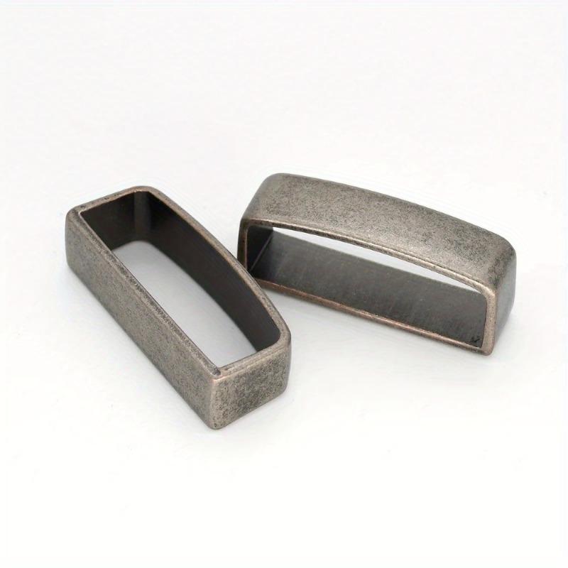 2Pcs 35/40mm Alloy Belt Keeper D Shape Belt Loop Ring Strap Buckle Leather Craft Belt Accessories Bag Strap Parts