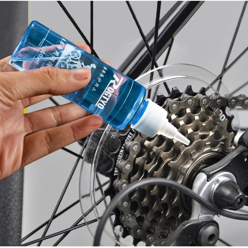 Lubrifiant spécial pour chaîne de vélo, lubrifiant sec, huile pour chaîne de vélo, pour des transmissions propres, lisses et silencieuses, accessoires de cyclisme