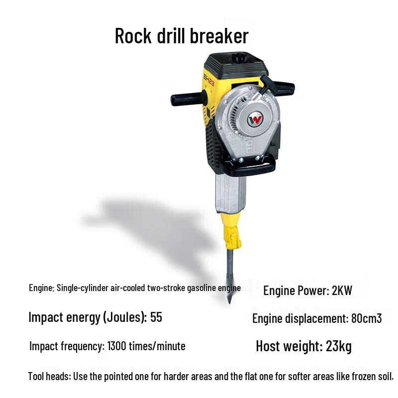 Belton Two-Stroke Concrete Breaker & Rock Drill CN plug (adapter included)