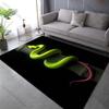 HD Green Snake Carpet for Living Room Bedroom Bathroom Mat Creative Doormat Sofa Table Home Decor Area Rug Large Size