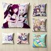 NNekopara TV Anime  Square DoubleSided Printed Pillow Case Bedroom Bedside Pillow Sofa Cushion Cover