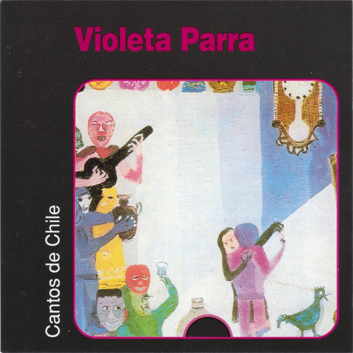 

CD VIOLETA PARRA - Chilean Folk Songs Cantos De Chile TKFCD5 Unknown World Music Used