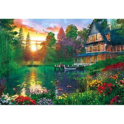 [Appleone] Peaceful Lakeside Villa 1000-Piece Jigsaw Puzzle by Appleone