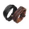 Bracelet Multi-layer Personality Faux Leather Punk Braided Bracelet for Daily Life