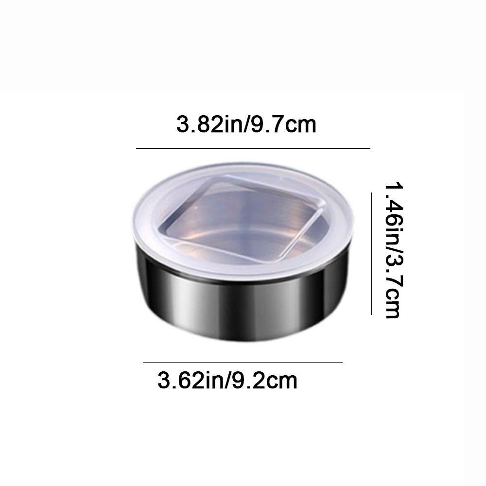 3Pcs Stainless Steel Magnetic Seasoning Containers Wall Mounted Seasoning Storage Box  Restaurant