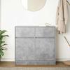 VidaXL Buffet with Drawer Concrete Grey 80x34x76 Cm Engineered Wood, Storage Cabinet, Buffet, Entryway Furniture, Furniture 861538
