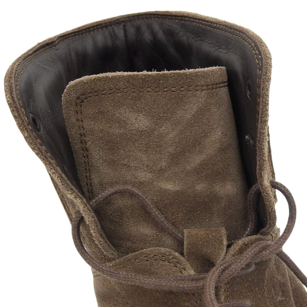 Salvatore Ferragamo Wingtip Chukka Boots Shoes Men's Suede Brown 7 NU4502 shoes 7 BrownUsed