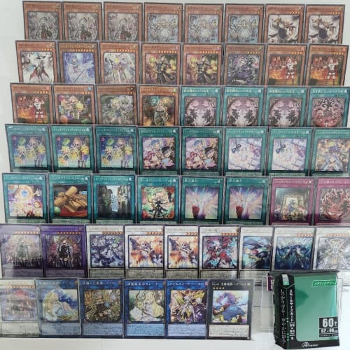 [Deck Sale] White Forest Witchcraft Deck Pre-built Deck with Sleeves Witchcraft Master Veil, White Forest Asteria, and White Forest Demon Diabel