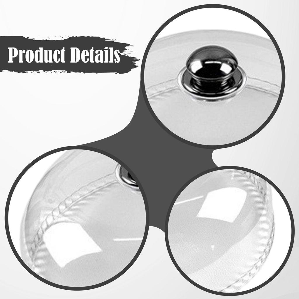 Couvercle de Dôme Transparent pour Gâteau Usage Domestique Anti-poussière Plateau d'Exposition pour Desserts Couvercle à Pâtisserie Couvercle à Pain pour Manger Quantité 24.8cm/26cm/30cm