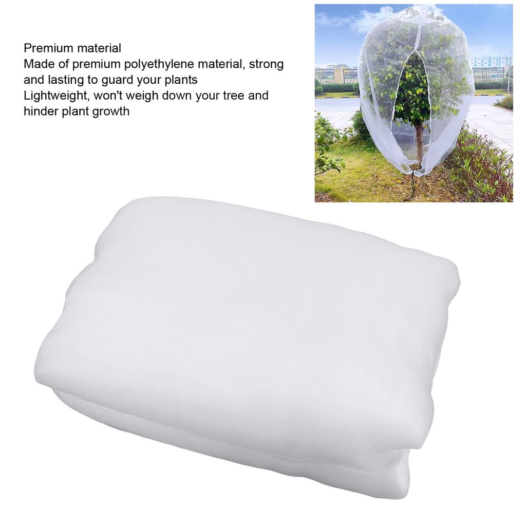 Garden Plants Mesh Netting Multipurpose Large Coverage Protective Prevents Bird Garden Mesh Covers Bags With Drawstring
