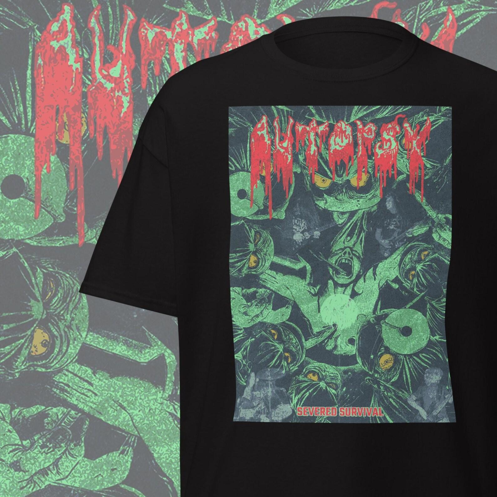 Autopsy Band T-shirt Death Metal Band Merch Extreme Metal Clothing Gifts for Metalheads M