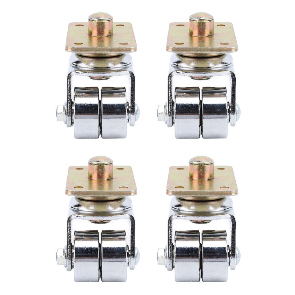 4 Stück Klavierrolle 360 Grad drehbare Schwenkrolle für Möbel Bücherregal Sofa