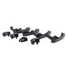 4 Pcs Outside Exterior Door Handle Set 82651 2H000 Glossy Black Outer Door Handles with Front Key Hole