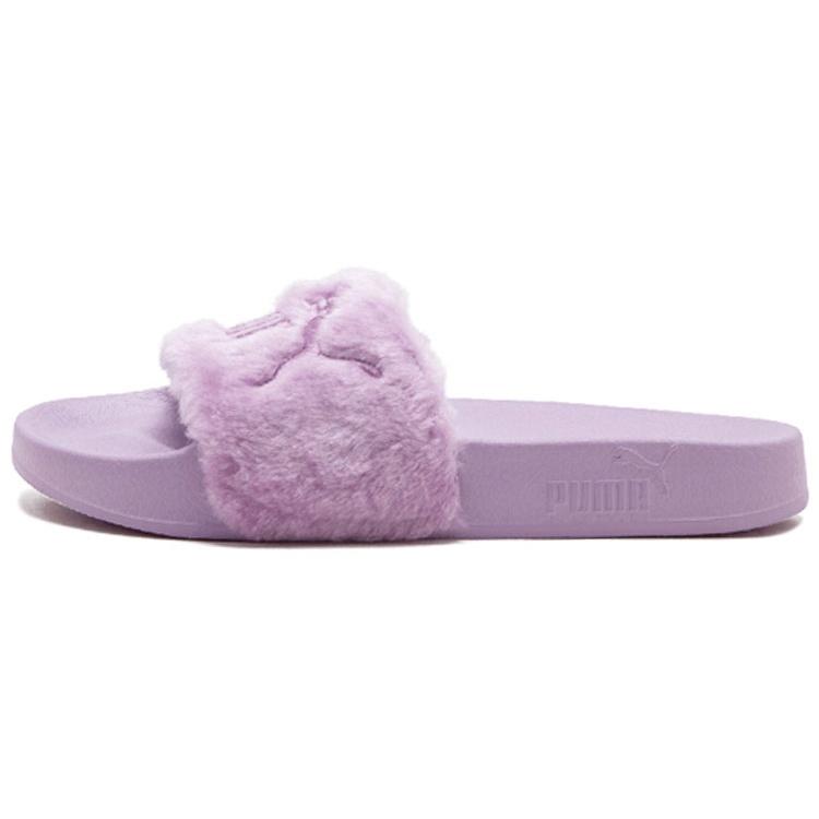 (WMNS) PUMA Fenty x Fur Slide Orchid Bloom Women s 365772-02 EU 35.5
