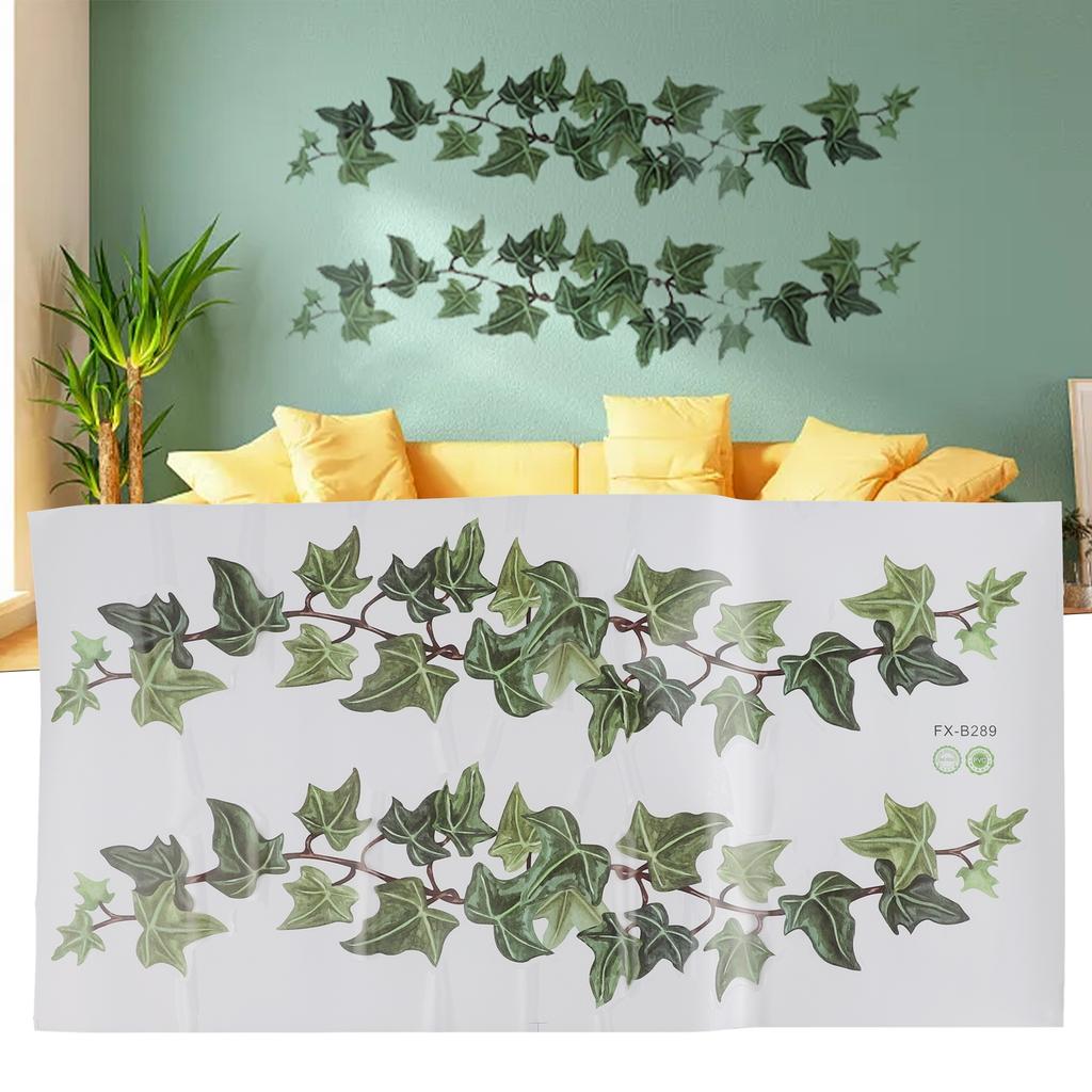 Wall Sticker 14*112cm Bedroom Decoration Green Vine