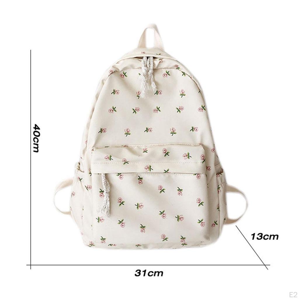 Womens Backpack Bookbag Casual Large Capacity Durable School Travel Bag for Outdoor