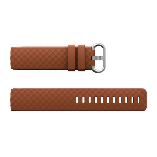 Replacement Silicone Rhombus Sport Watchband Wrist Strap for Fitbit Charge 3