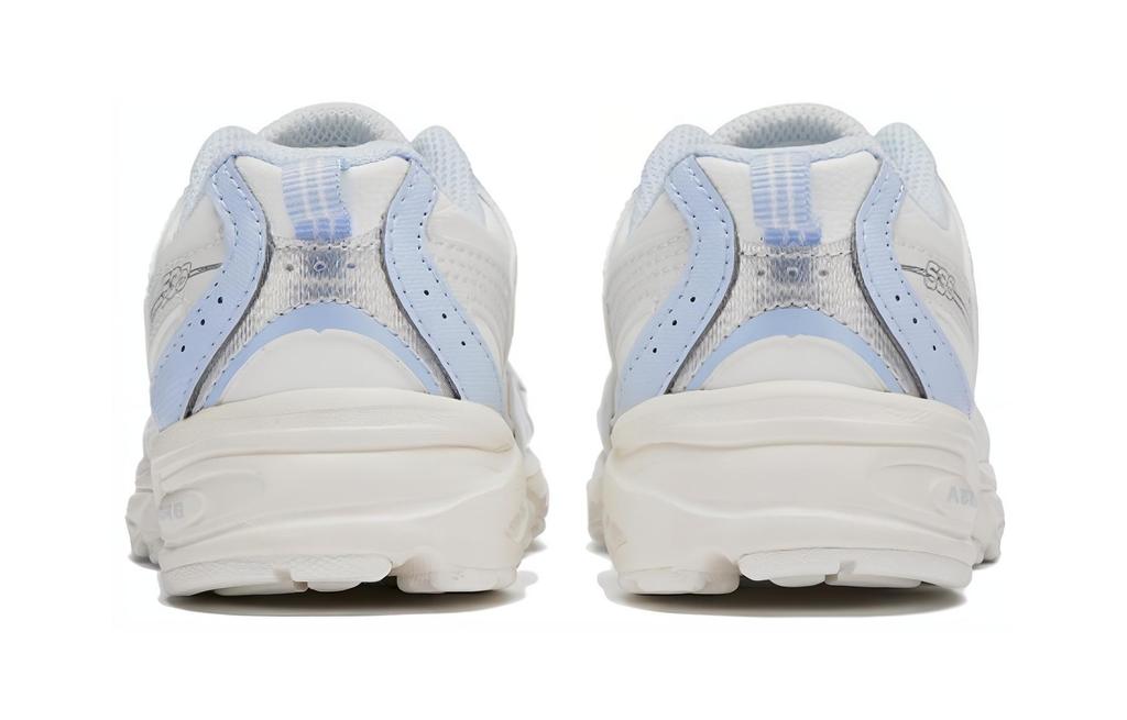 New Balance Abrasion Resistant Low top Kids Lifestyle Shoes White Blue Children Aged 3 7 Years Old PZ530WS