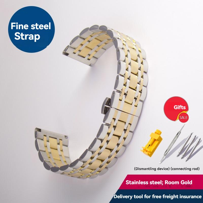 

Для Armani AR1945 AR1946 AR1863 AR1648 AR2447 Металевий Ремінець Чоловічий Простий Нержавіюча Сталь Ремінець Браслет 22мм Браслет на зап ястя 22mm-width