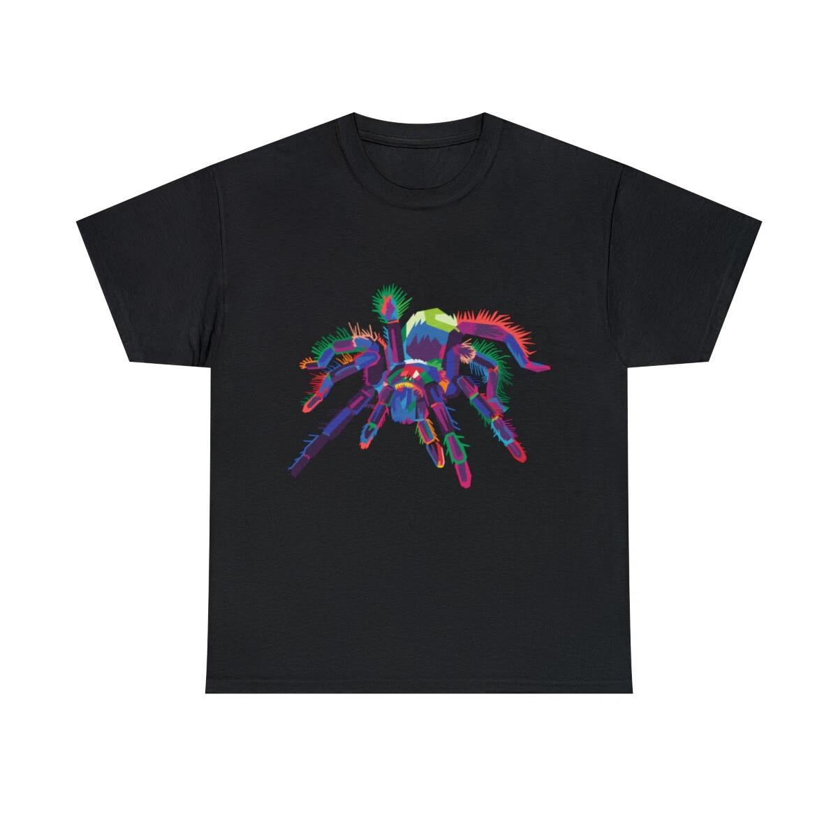 

Colorful Spider Pop Art Tarantula Graphic Tee Shirt, S-5XL 2XL