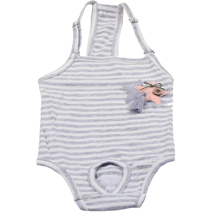 Washable Female Dog Diaper, Dog Period Panties with Adjustable Suspender Puppy Sanitary Pants Absorbent Underwear for Pet in Period Heat, Size M M