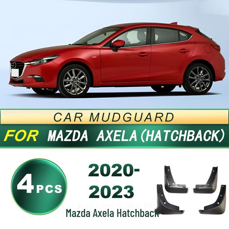 Mazda Axela Hatchback (2019-2023) Soft Rubber Tire Mud Flaps Accessories