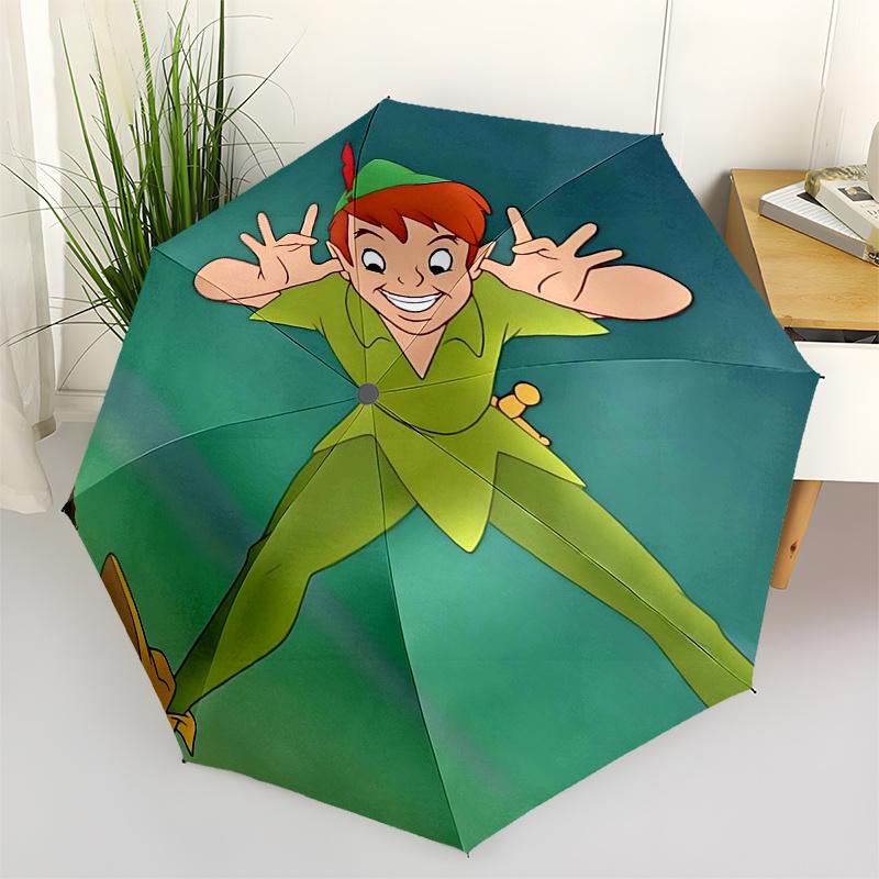 

Tinker bell Themed Travel Umbrella-8 Ribs Automatic Opening and Closing, Portable Folding Design, Compact and Stylish Umbrella