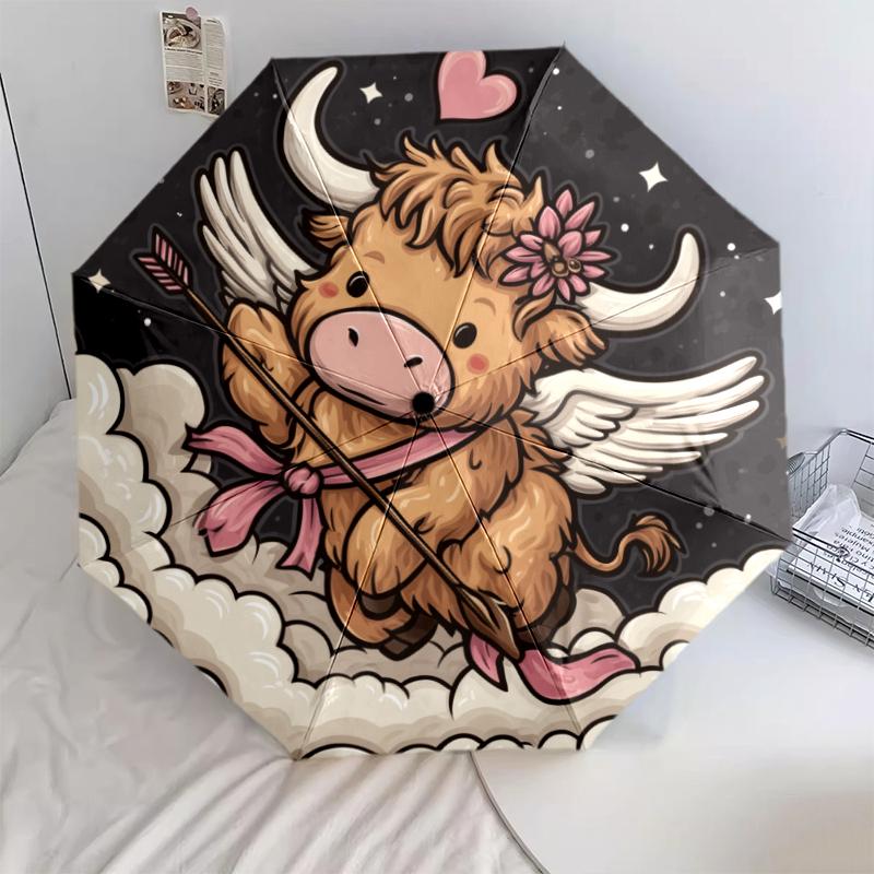 

Cartoon Animals pattern, automatic folding umbrella, portable and foldable design, 8 ribs, a Christmas or birthday gift.