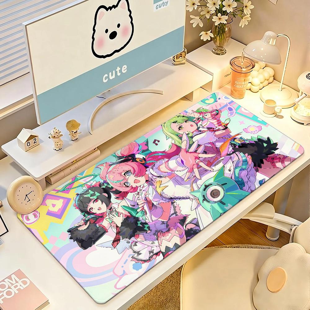 Zenless Zone Zero Angels of Delusion Mouse Pad Square Office Gaming Desk Mat Waterproof Non-Slip Rubber Decorative