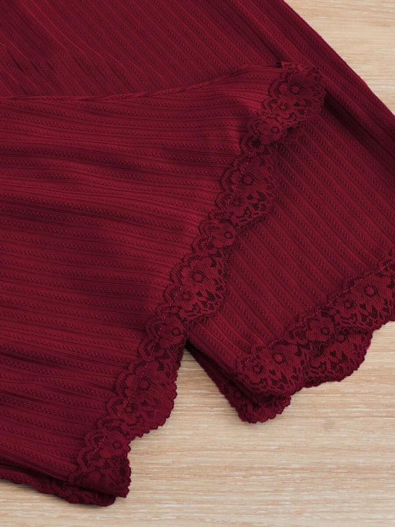 European and American Lace Trim Camisole, Tank Top, and Pants Pajama Set - Women's Slim Fit 3-Piece Outfit