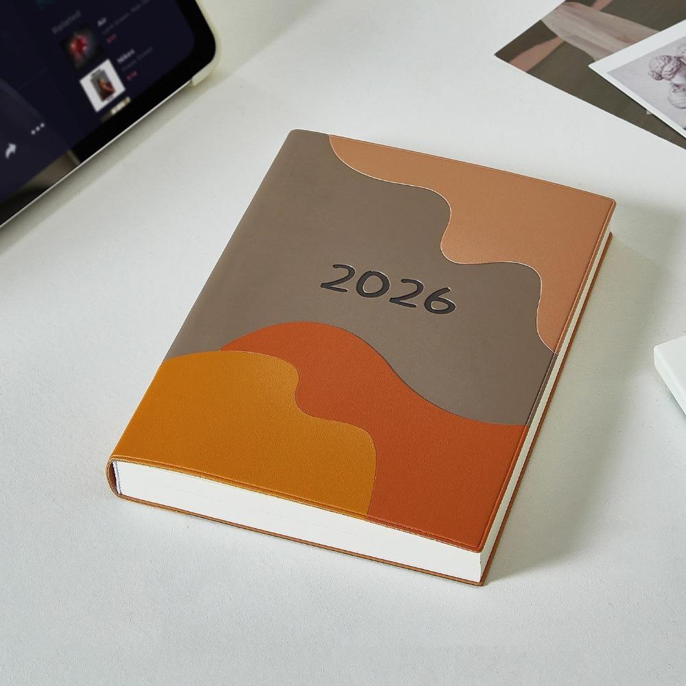 Ocean Waves 2026 Schedule Book A5 Planner Notebook Portable Calendar Book  Office Supplies