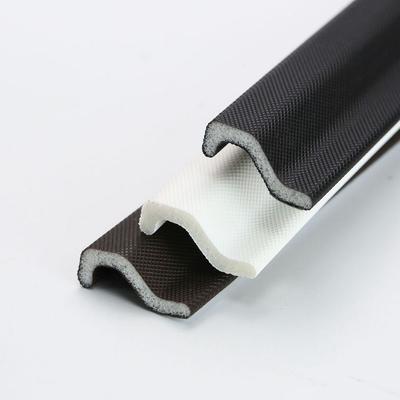 Soundproof Foam Flat Window Sealing Strip 2 Meters Flexible Seal Stopper Self Adhesive Soundproof Window Weather Stripping