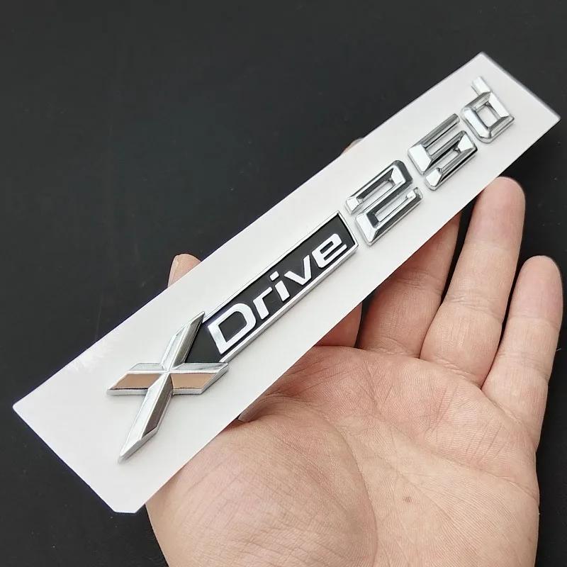 3D ABS XDrive 20d 23d 25d 30d 35d 40d 45d 50d 55d 20i 25i 30i GT X1 X3 X5 X6 Car Rear Trunk Emblem Sticker for BMW Accessories VM4