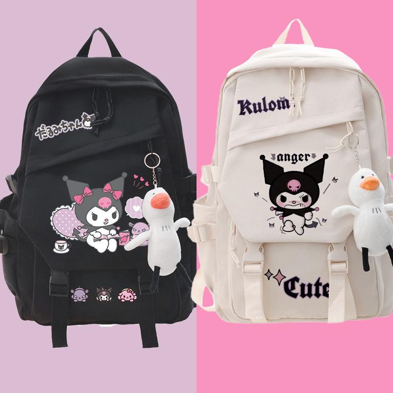 Japan and Korea cute cartoon cute adventure time backpack soft girl two-dimensional funny personality three-dimensional student schoolbag