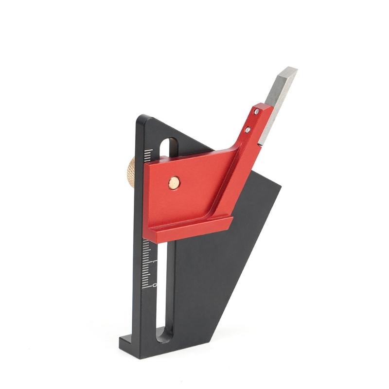 Depth Gauge Portable Aluminum Altimeter Multifunction Height/Depth Measuring Tool for Blades and Router Bits