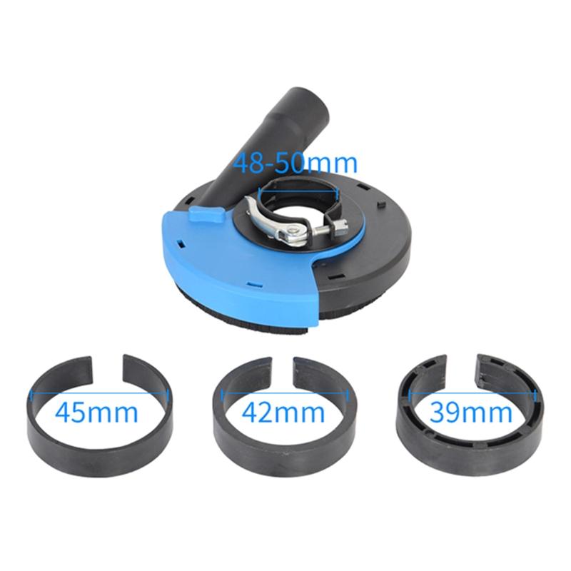 Portable 17cm/6.69 Inches Dust Shroud for Angle Grinder Surface Grinding Dust Cover Easy Keep Dust Away Dust Collection
