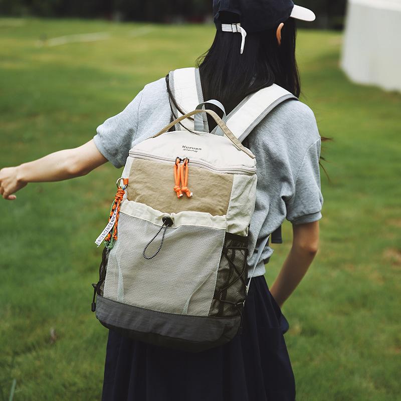 Schoolbag, Outdoor Sports Large-capacity Short Trip Organizer, Casual Hiking Backpack, Stylish Lightweight Backpack