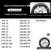 Winter Emergency Stainless Steel Anti-Skid Tire Chains for Cars, Trucks, and Vans