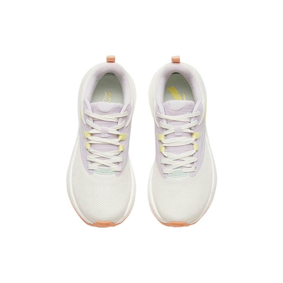 Anta Mars Foam Comfortable Cushioning Low Top Running Shoes Women Sneakers White Purple 122235566-2