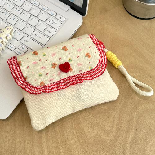 Japanese Cute Multi-layer Small Wallet Simple New Retro Mini Small Bag Coin Purse Card Case Key