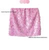 Elegant Blue Sequin High Waist Slimming Short Skirt