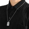 Hip Hop Statement Poker Card Ace of Spades Necklace For Women Men Playing Cards Jewelry