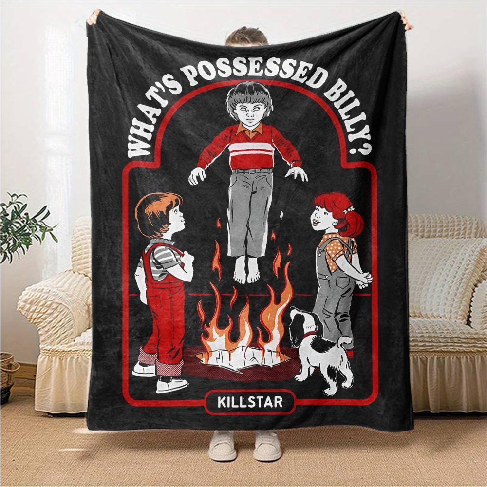 Steven Rhodes Theme Printed Blanket - Perfect for Couch, Bed, Travel & Outdoor Use | Machine Washable, Cozy & Durable.