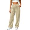 Women's High Waist Wide Leg Sweatpants Casual Loose Fit Pants for Daily Wear