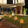 Simulation Pineapple Cactus Outdoor Garden Lawn LED Solar Lamp Landscape Light